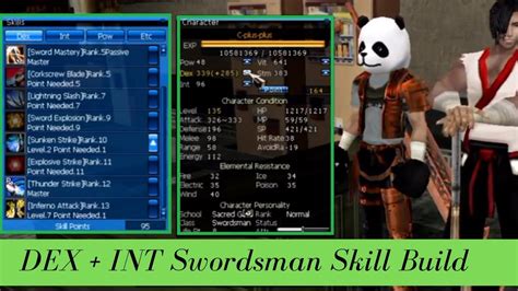 Paladins@Ran Online: INT Swordsman Recommended Build.